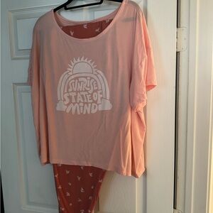 Old Navy Pink Pajama Set